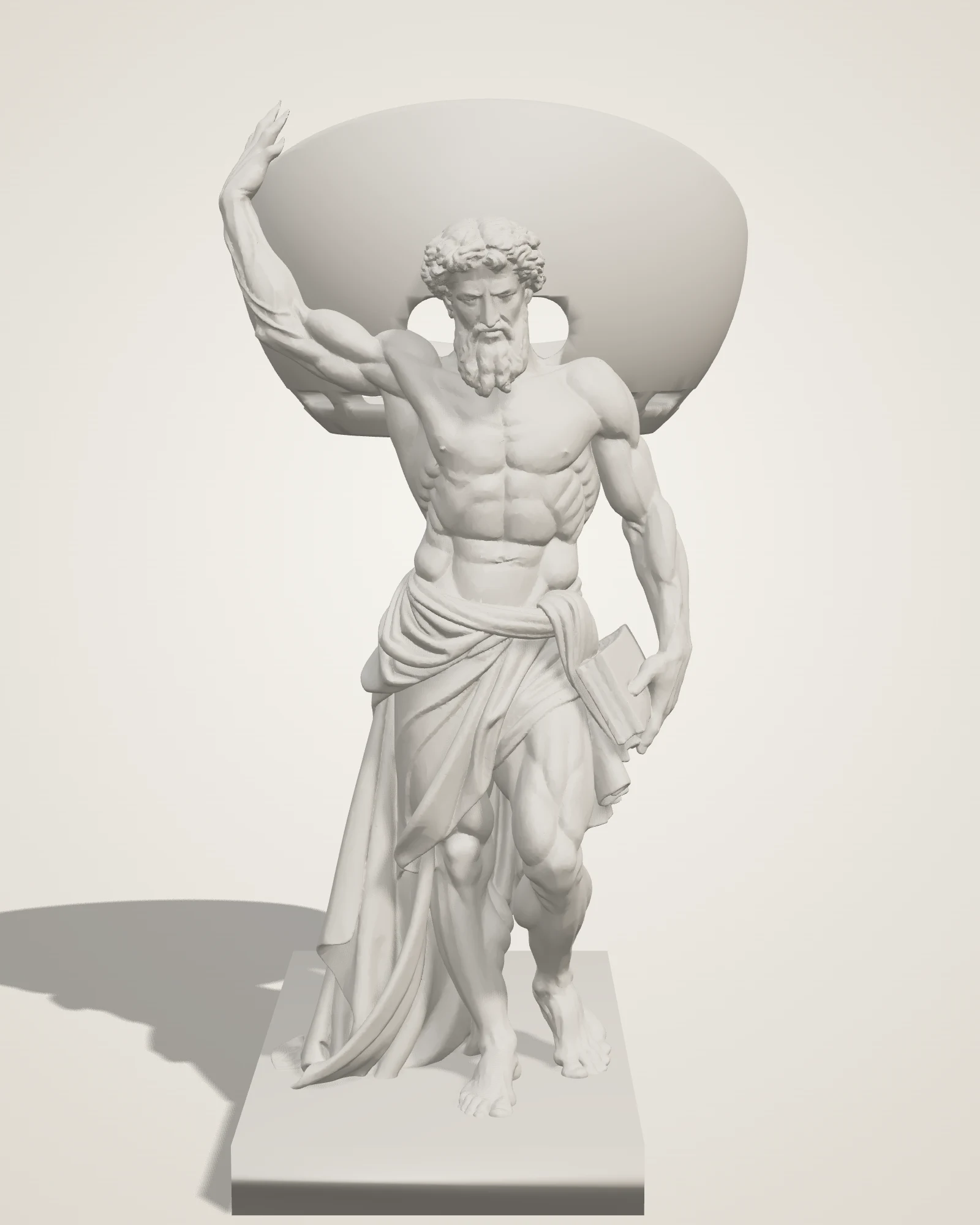 Atlas · Echo of Olympus, modello 3D