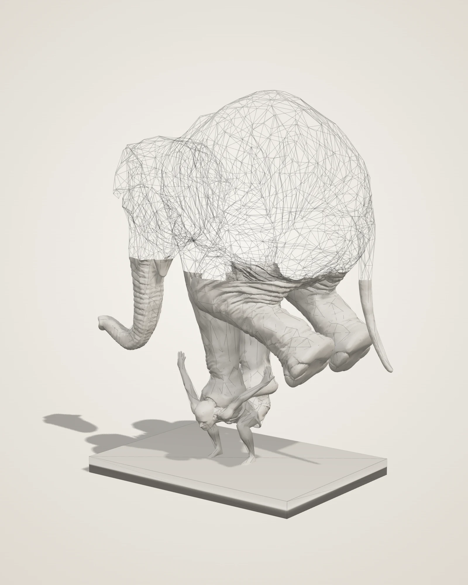 Elephantine Balance in fase di stampa