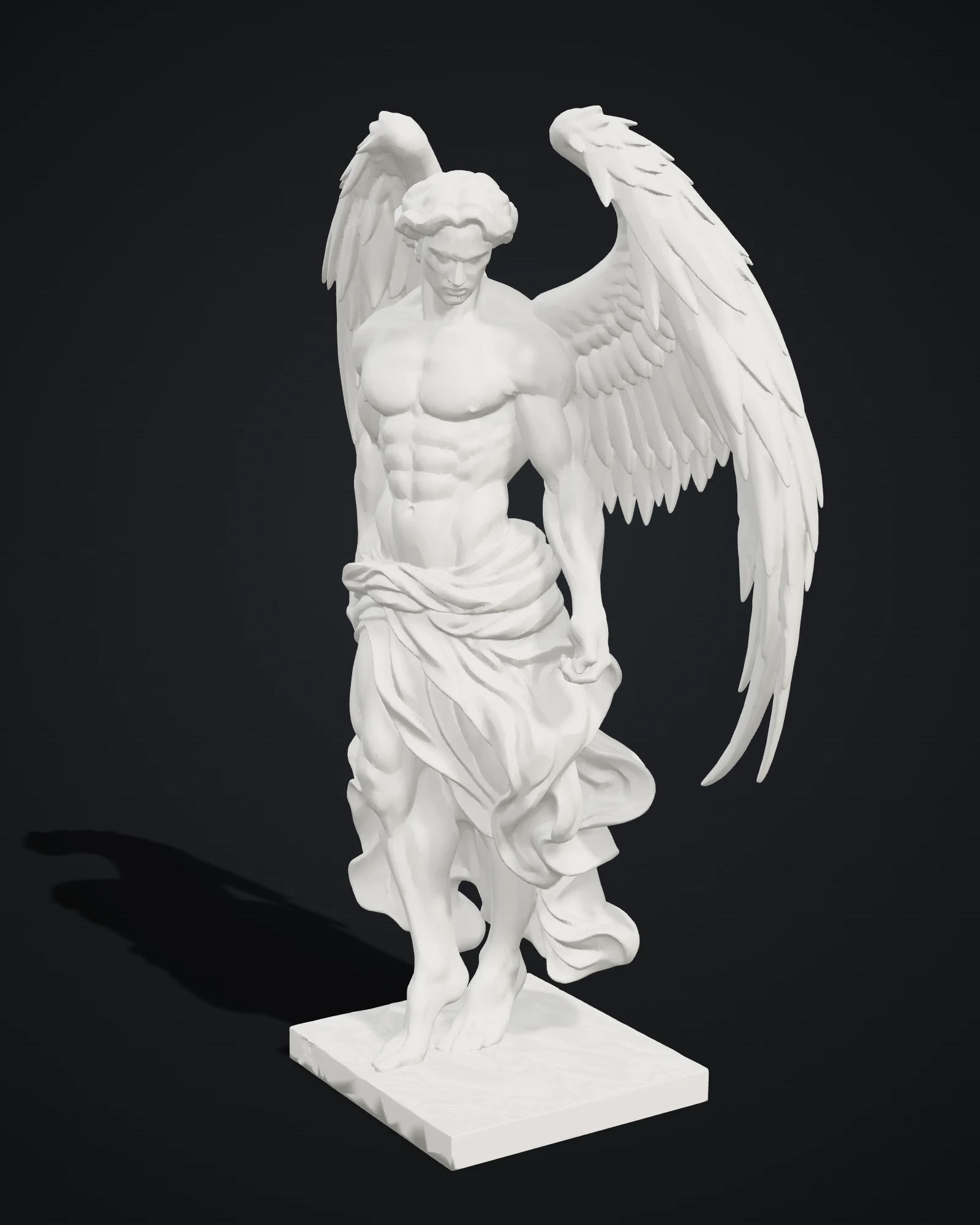 Winged Ascendant, modello 3D