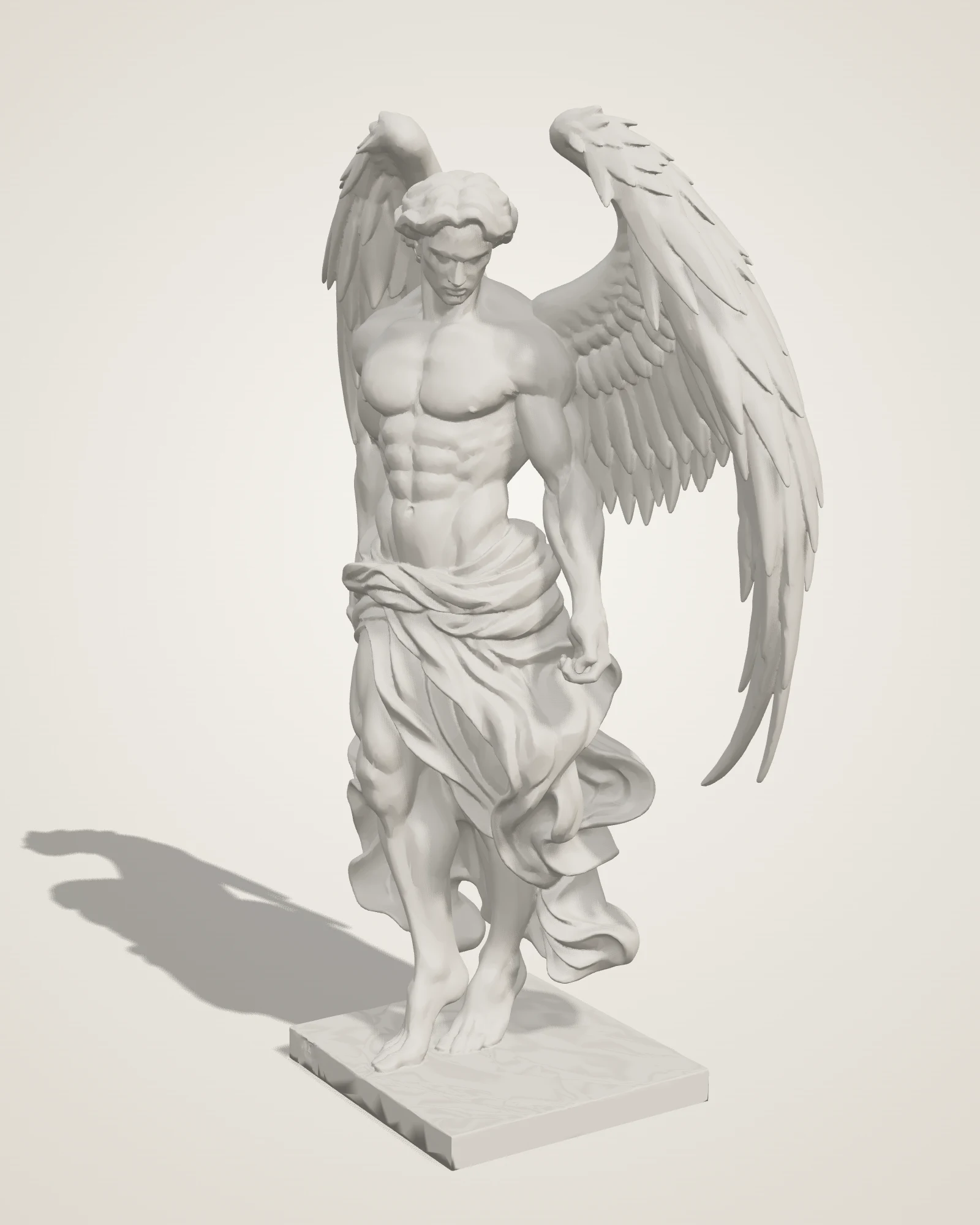 Winged Ascendant, modello 3D